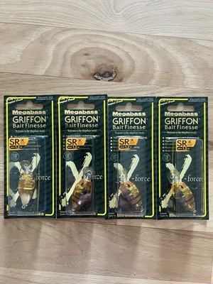 New Megabass Griffon Bait Finesse SR-X (SP-C) Megabass Shrimp Lot Of 4 Baits
