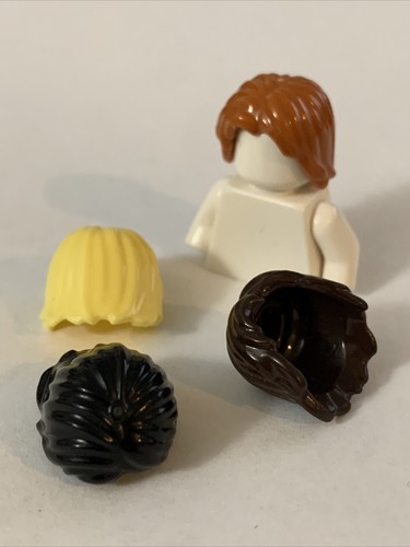 なまけもの LEGO Parts 88283 (1pc) Minifigure, Hair Mid-Length Tousled