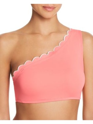 Женский розовый купальник с фестонами KATE SPADE Top M