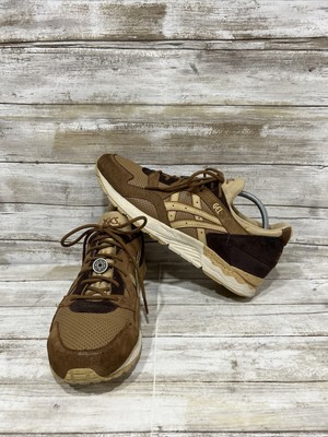 Asics Gel-Lyte V Godai Men s Brown Leather Low Cut Sneakers 1203A282-250 Sz 9.5