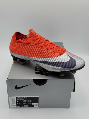 Pre-owned Nike Mercurial Vapor 13 Elite Fg Dna Limited Edition Mens Sz 6 Aq4176-851 In Orange