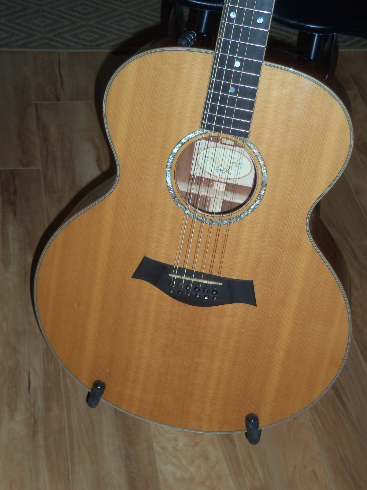 Taylor Custom JU-12 Jumbo 12 String Acoustic Electric Guitar With Case