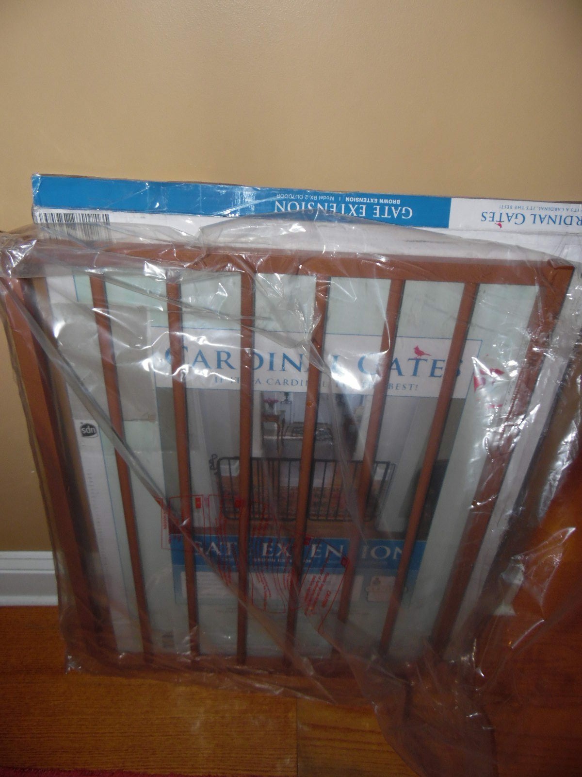 Cardinal Gates Extension for Outdoor Child Safety Gate, Brown, 21.5