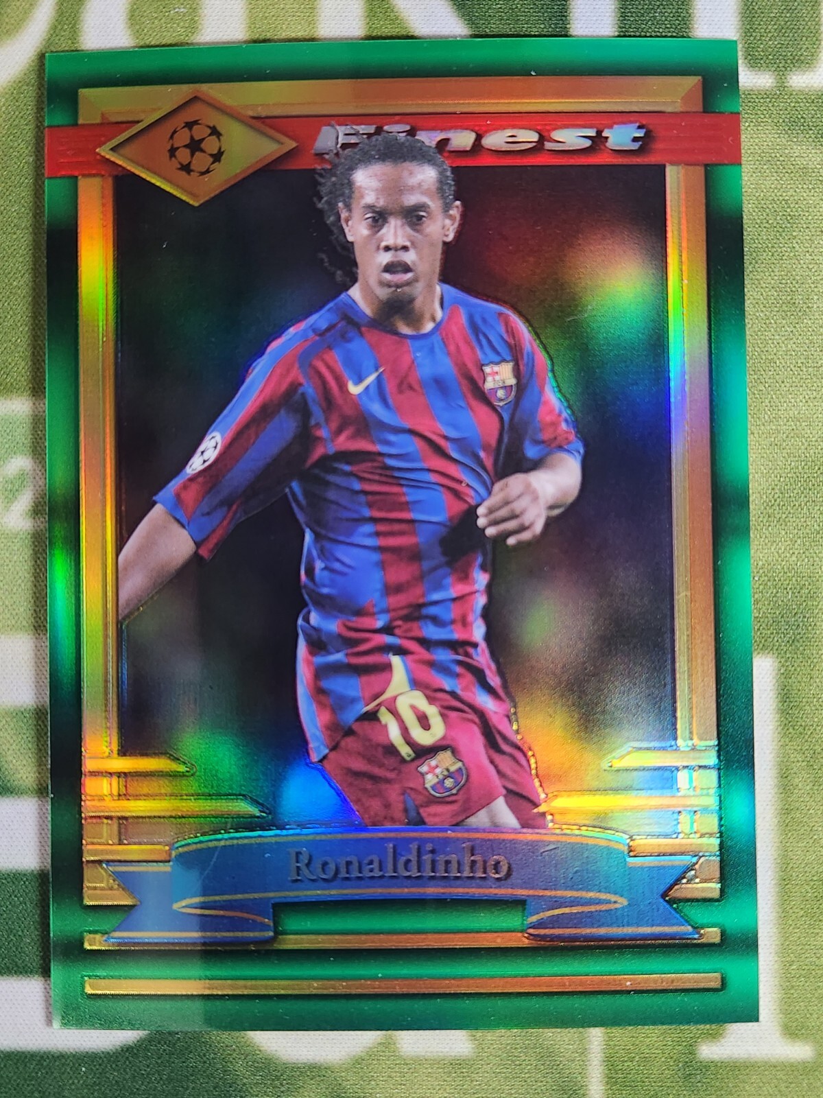 FCバルセロナ RONALDINHO 10 (マフラーのおまけ付き) FCバルセロナ グッズ「FCバルセロナ タオルマフラー」(bcn34378