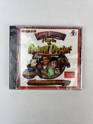 Learning Adventures I Can Be An Animal Doctor Veterinarian CD-ROM Computer Game