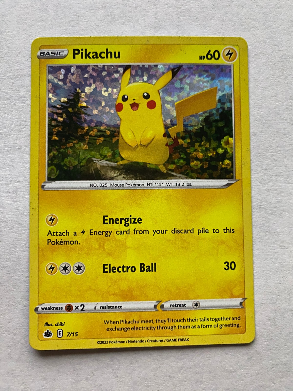 McDonald’s Pokémon Promo Card Pack 　7コ Pikachu 7/15 Pokémon Mcdonalds Promo 2022 Holo Rare NM Box