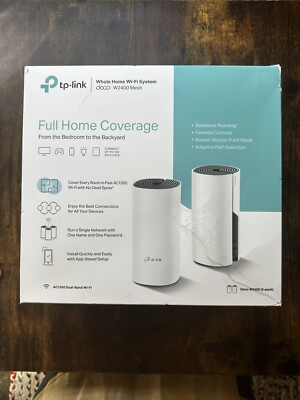 TP-Link  Deco W2400 (2-Pk) AC1200 Dual-Band WiFi Whole Home Mesh WiFi System