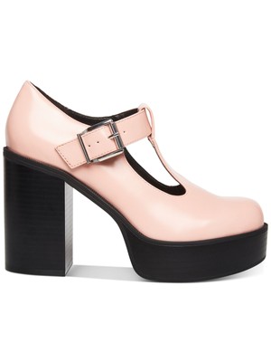 

MADDEN GIRL Женские розовые туфли-лодочки на платформе 1-1/2 дюйма Mary Jane Roony Toe Block Heel Pumps, Розовый, ROON02J1