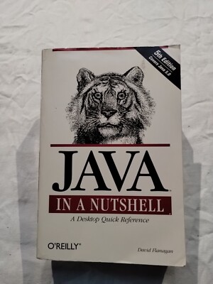Java In A Nutshell 5th Edition by David Flanigan 2005 Java Program Language VTG
