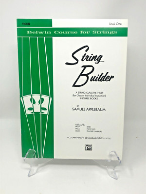Belwin String Builder  Violin Book 1 By Samuel Applebaum 1988