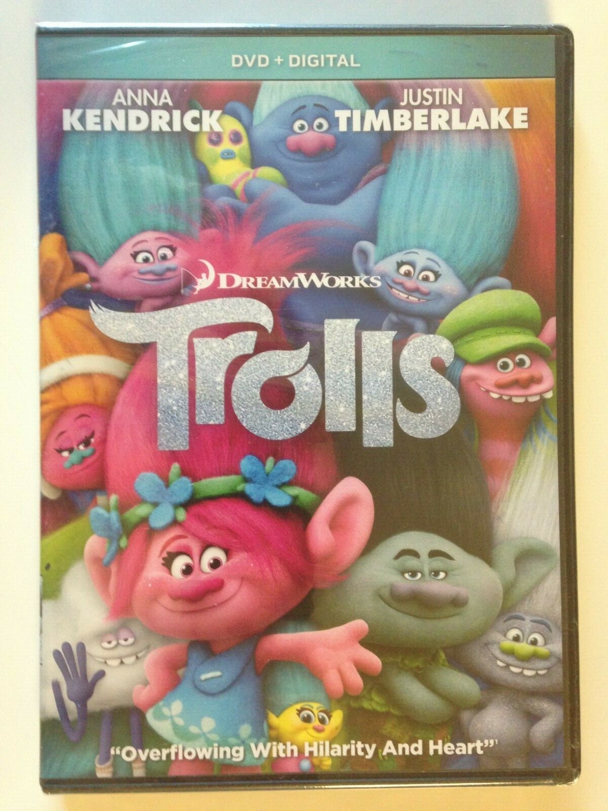 Trolls (DVD, 2017, Includes Digital Copy)(NEW) Anna Kendrick
