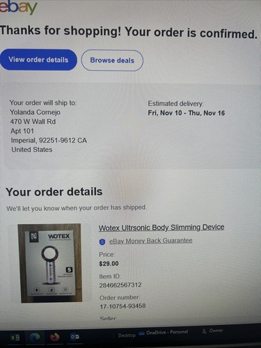 Item photo(s) from verified buyer