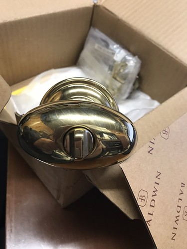 Baldwin 5225.003.ENTR Lifetime Brass Keyed Entry Lockset