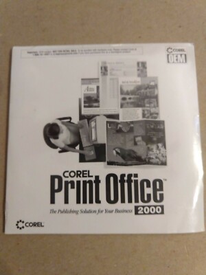 COREL PRINT OFFICE 2000 CD - new, still shrink wrapped