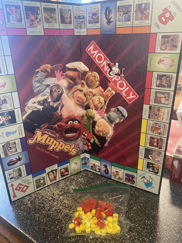 Monopoly JIM HENSON&rsquo;S MUPPETS Collectors Edition COMPLETE & EXCELLENT