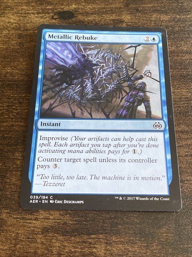 Magic the Gathering MTG Metallic Rebuke (39) Aether Revolt