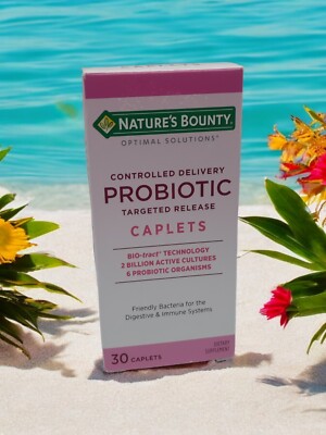 Nature's Bounty 30 Caps Optimal Solutions Probiotic Exp 10/2025