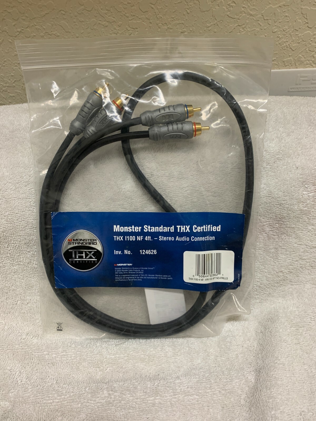 Monster cable MCA 450iXLN 約1m 4本 Monster cable MCA 450iXLN 約1m 4本 日本正規品 モンスター