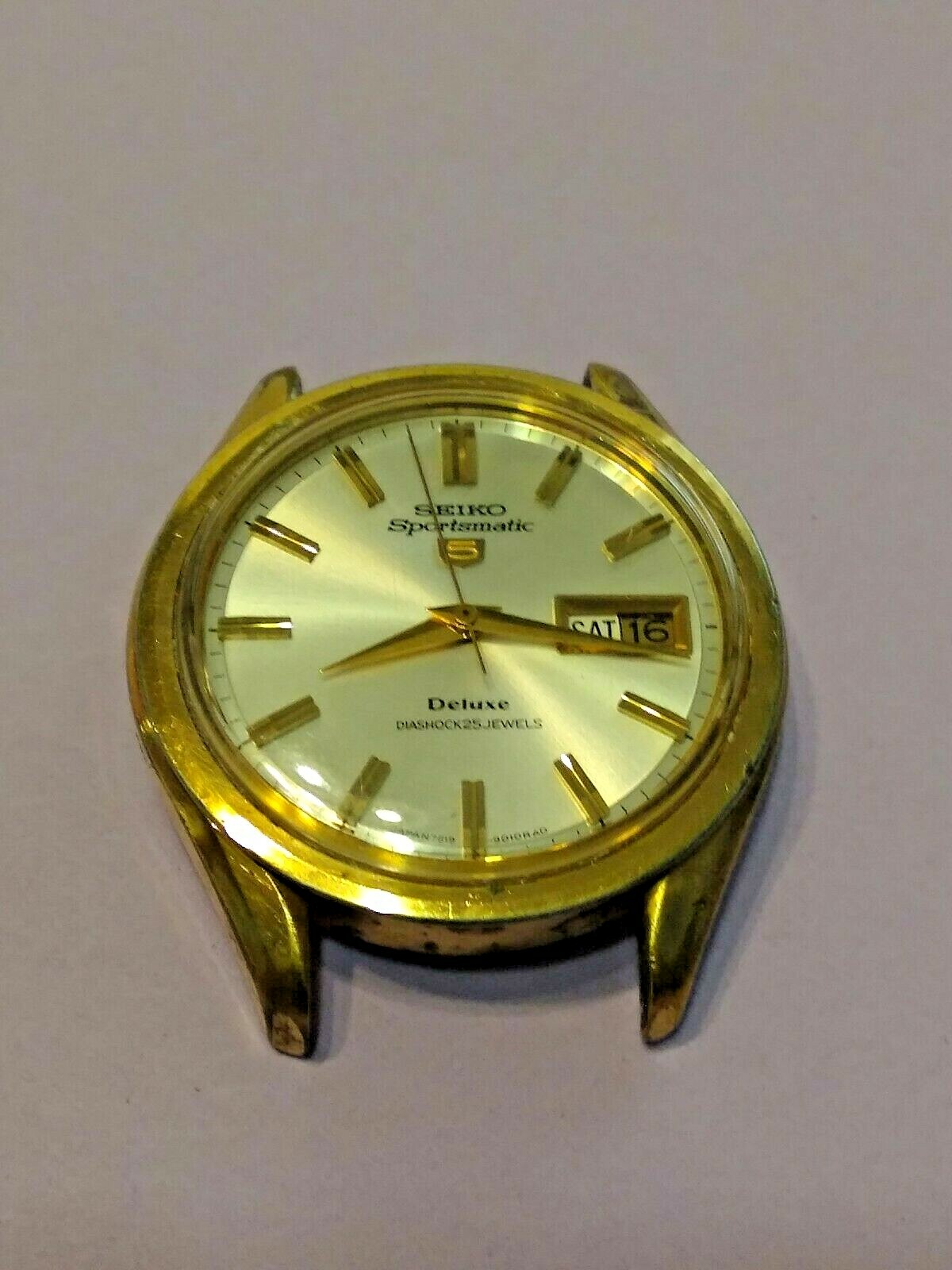 【稼働品】SEIKO5セイコーファイブDXデイデイト25石SS ヴィンテージ稼働品】SEIKO セイコー5 DX ファイブ デラックス
