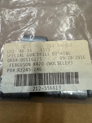 WOLSELEY   GDI-48-16   .4373  SPECIAL GUN DRILL BUSHING 7 PCS 