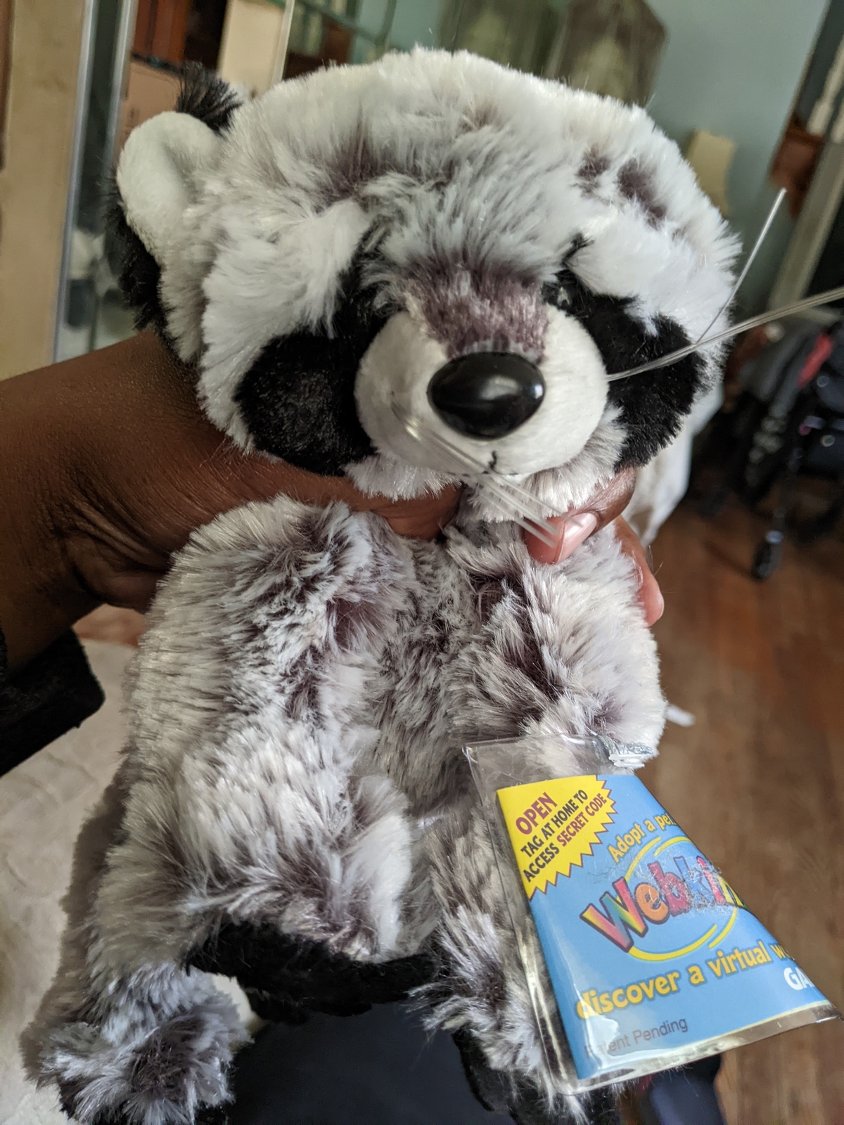 Webkinz Raccoon HM143 Gray Stuffed Animal Toy Plush No Code Webkinz Raccoon HM143 Gray Stuffed Animal Toy Plush No Code