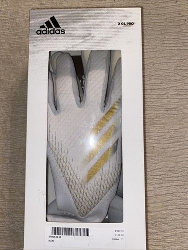 Adidas X GL Pro Soccer Goalkeeper Gloves Size 12, White Gold | eBay