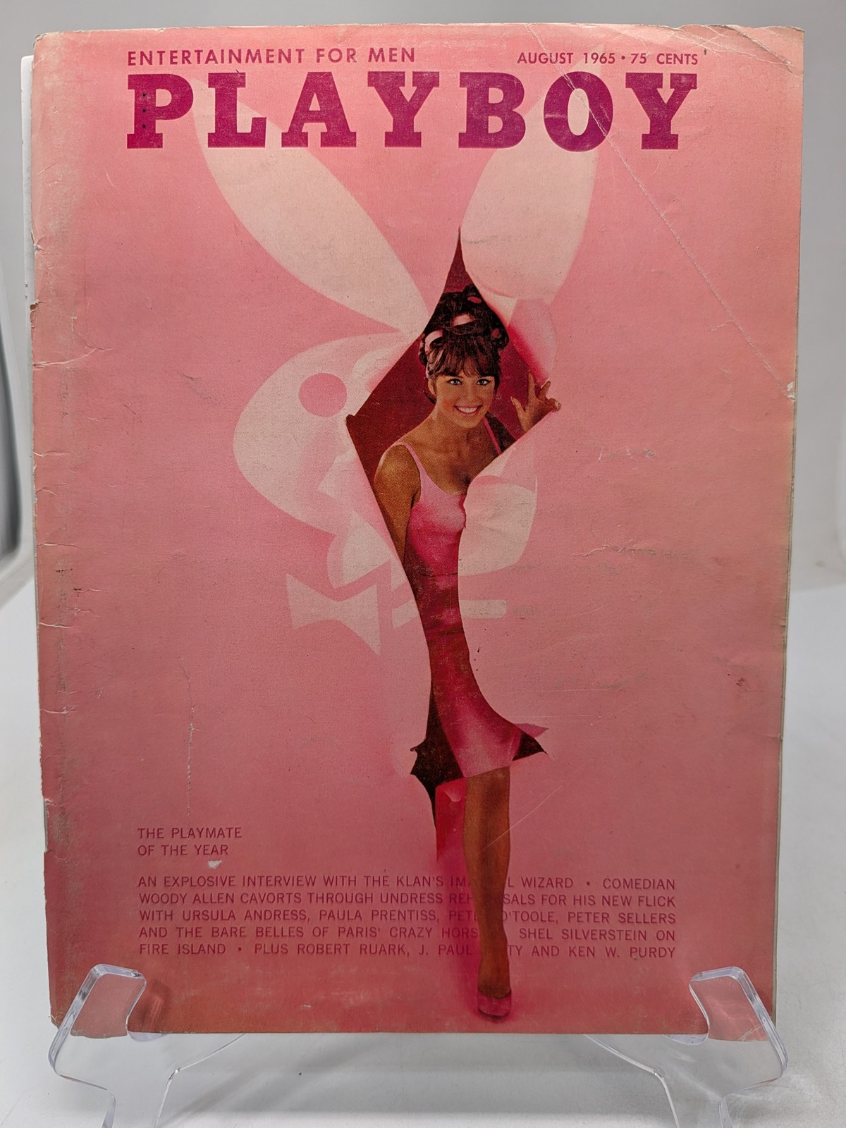 Playboy Magazine August 1965 🔥 CG Jo Collins 🔥 PM Lannie Balcom 🔥 E