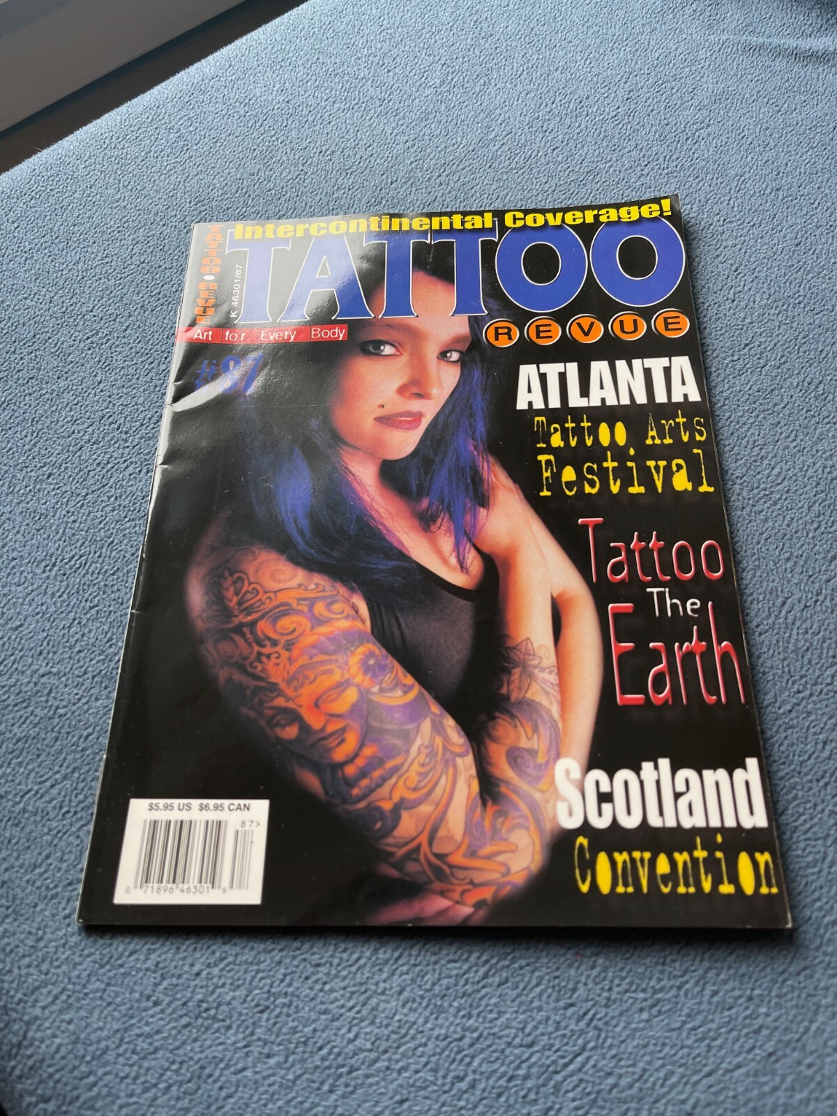 Tattoo Magazine ロングTシャツblack Vintage Tattoo Magazine ロングTシャツblack Vintage