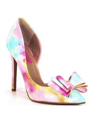 

Женские розовые туфли-лодочки BETSEY JOHNSON без шнуровки Dorsay Prince Stiletto 7,5 м, Розовый, PRIN01S5
