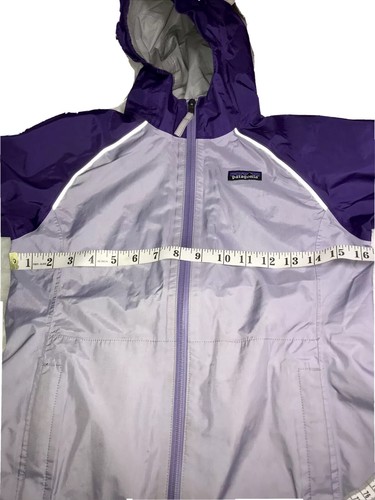 Patagonia Girls Torrentshell  Jacket Size M (10) Petoskey Pu