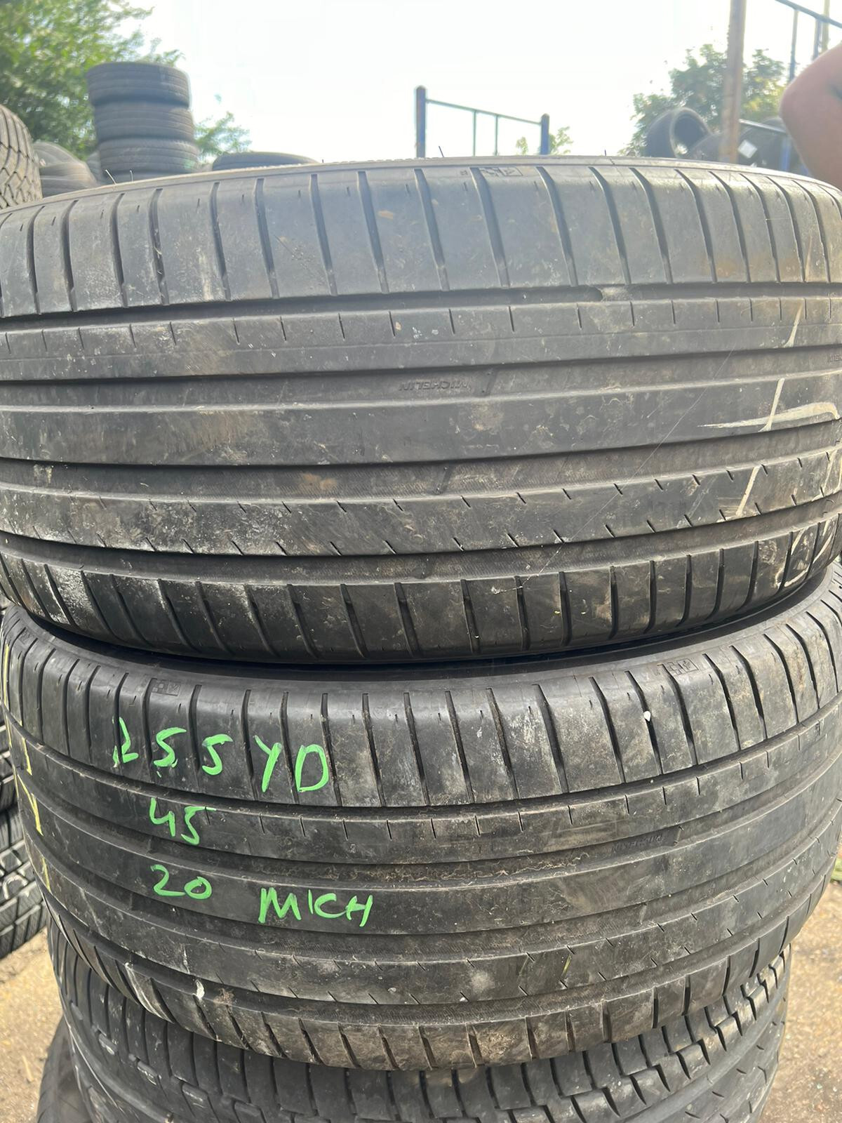 255 45 20 Michelin, Pilot Sport EV, XL, 105W, x2 A Pair 5.0mm  (F1_tyres) L2741