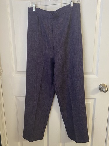 Miss Dorby Pants Suit Sz 12 Purple