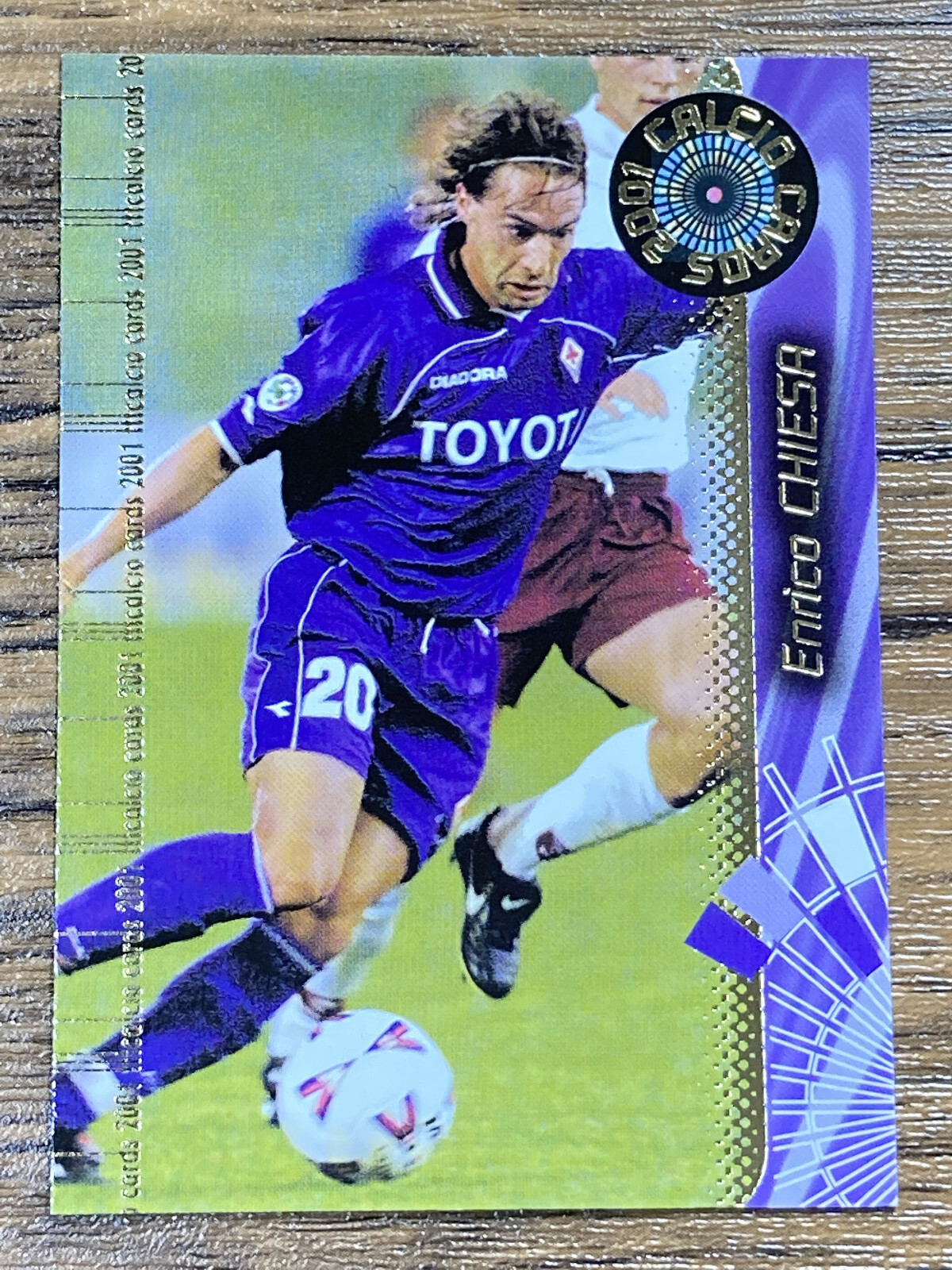 Free Shipping! Panini Calcio Cards 2001 Serie A #76 Enrico Chiesa