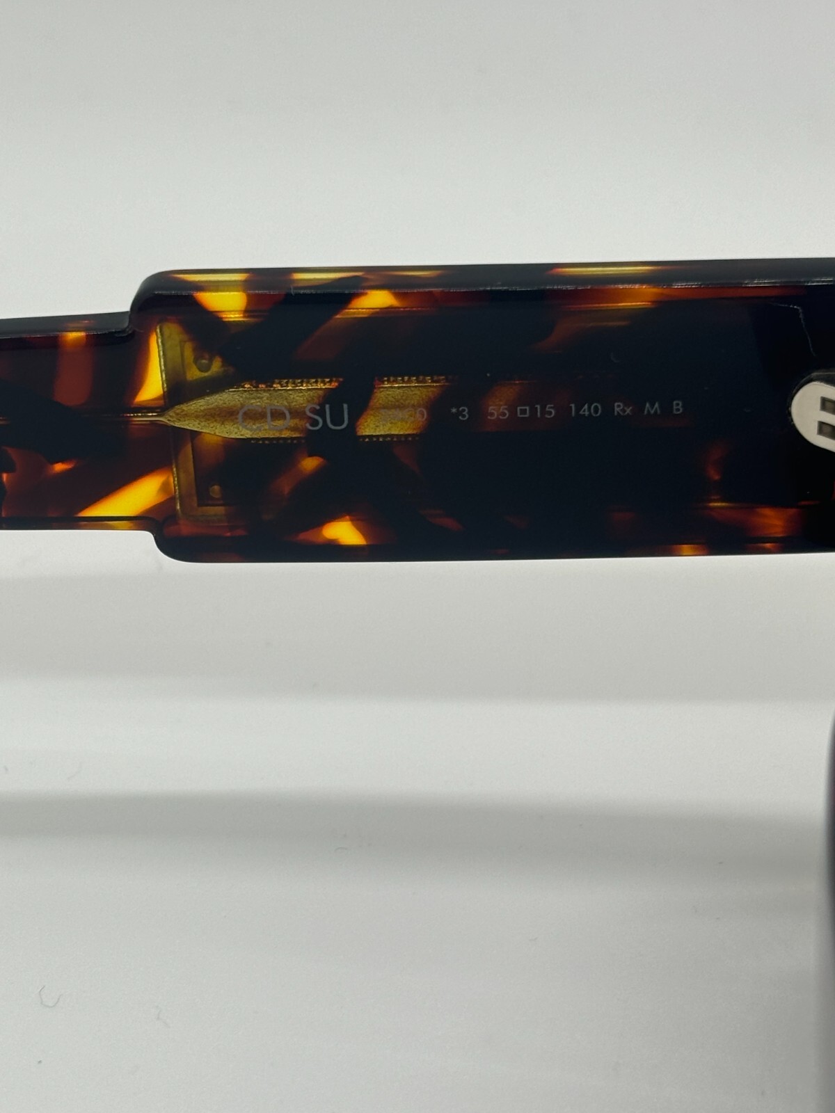 Pre-owned Dior Cd Su 24co Havana Sunglasses 55-15-140mm Comes W/ Full Set In Green