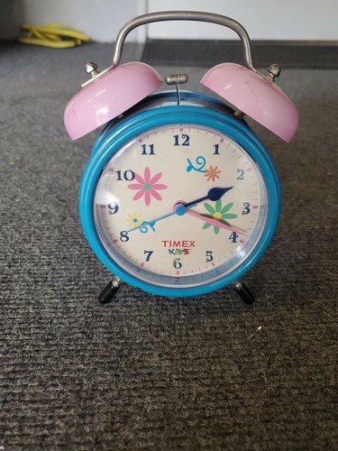 Tk030l  Fun Flowers Face Batteries.  Lights. Pink Blue