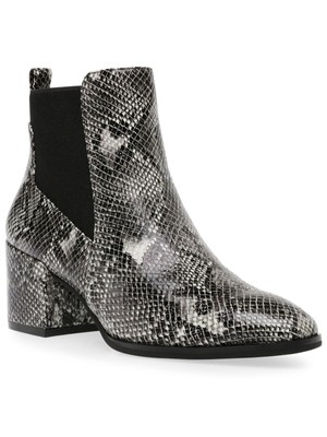 

ANNE KLEIN Женские серые ботильоны с животным принтом и боковыми вставками, 5,5 м, Серый, PARS01F9