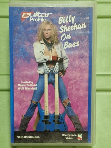Billy Sheehan On Bass Vhs Super Rare Watched Works Great. | eBay UK