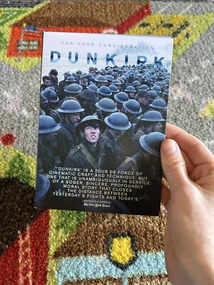 DUNKIRK FYC DVD Kenneth Branagh Movie Screener RARE