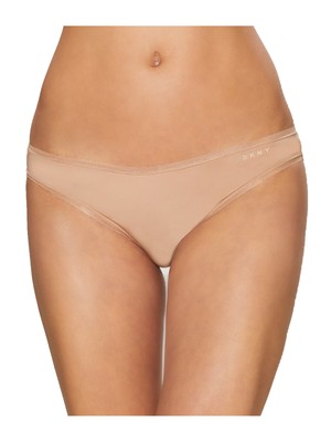 

DKNY Intimates Бежевое нижнее белье бикини с сетчатой отделкой и низкой посадкой, Бежевый, DK5002