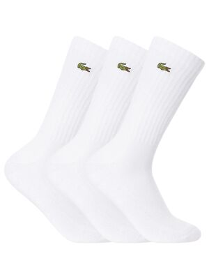 

Lacoste Мужские Спортивные Носки 3 Pack, Белый, RA4182-00-Z92