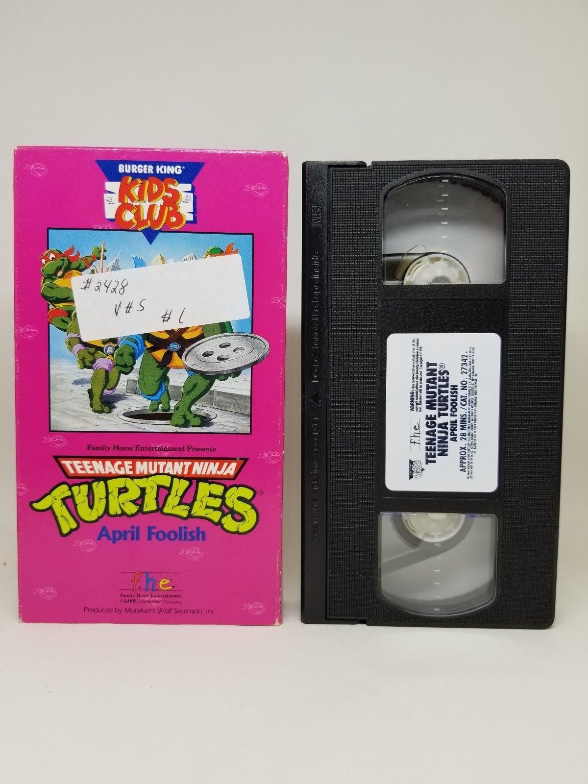 Lot of 5 Vintage TMNT VHS Teenage Mutant Ninja Turtles planet of the Turtleoids