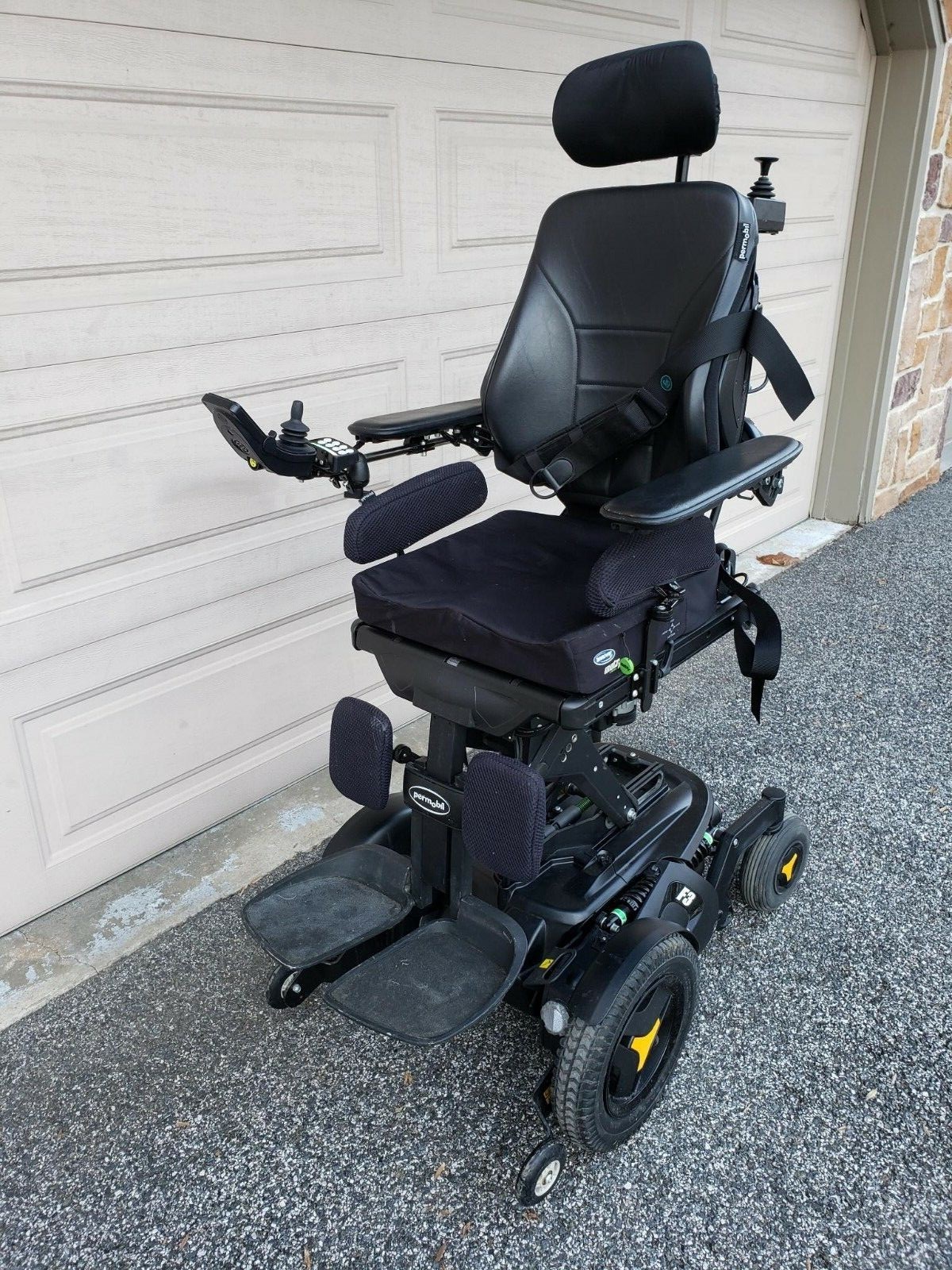 Free Shipping 2017 Permobil F3 Corpus Wheelchair 4 functions 35 Miles Seat Lift