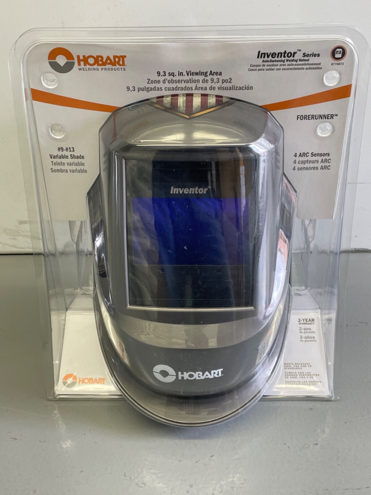 HOBART INVENTOR SERIES FORERUNNER WELDING HELMUT  770873 NEW IN ORIGINAL PACKAGE