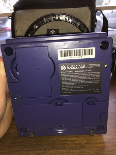 Gamecube With Official Nintendo Carrying Case