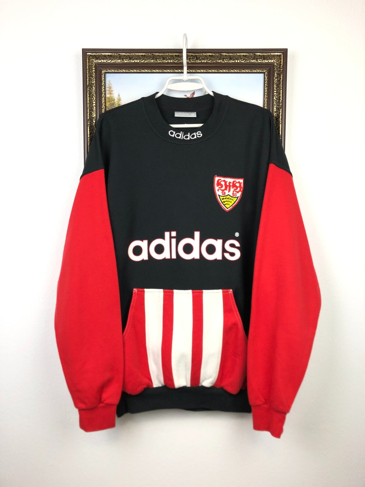 ウェア adidas stuttgart 2001-02 Stuttgart adidas Track Jacket - 10/10 - (L/XL)