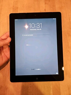 Apple iPad 2 16GB,  (Don't Know Passcode), A1396, 9.7in - Black
