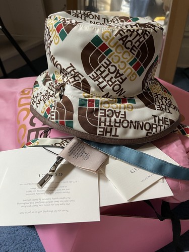 GUCCI × THE NORTH FACE コラボ ハット　Lサイズ Gucci x North Face Fischer Hut Gr.M limited edition hat