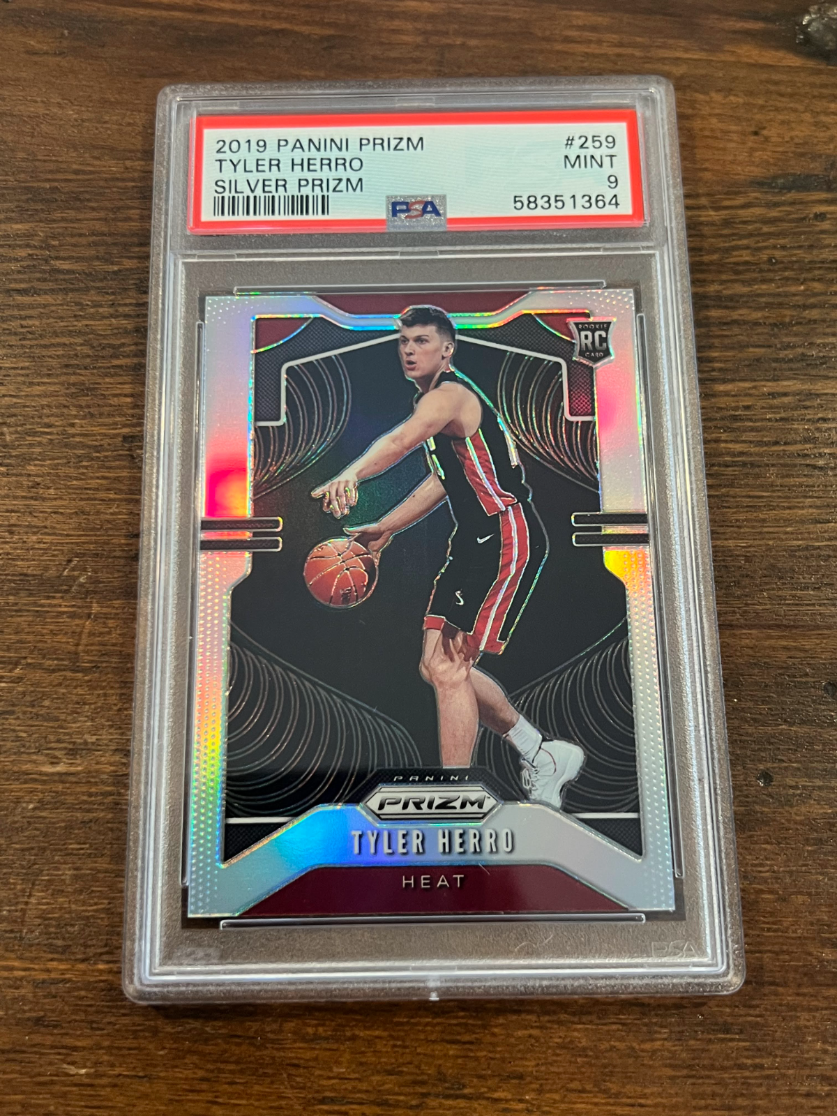 NBA カード Prizm Tyler Herro RC PSA9 PSA 9 2019-20 Panini Prizm Tyler Herro RC Prizm Silver