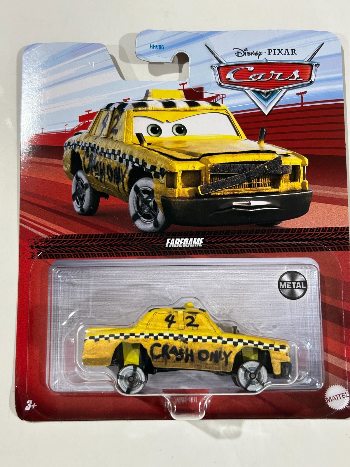2023 Disney PIXAR CARS FARE GAME 42 TAXI Thunder Hollow METAL Brand