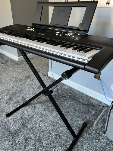 Yamaha EZ-220 61-Key Lighted Key Portable Keyboard. (X